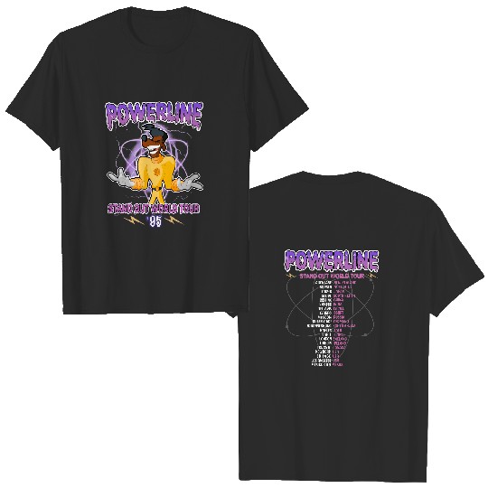 Disney Powerline Goofy Movie Shirt, Powerline Stand Out World Tour 95 Shirt, Disney A Goofy Movie Shirt