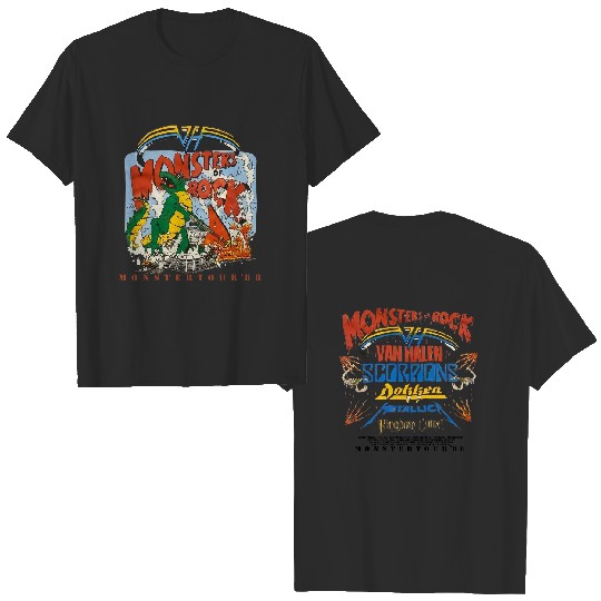Screen Stars 1988 Monsters of Rock Tour T shirt, Monster Tour '88 Shirt