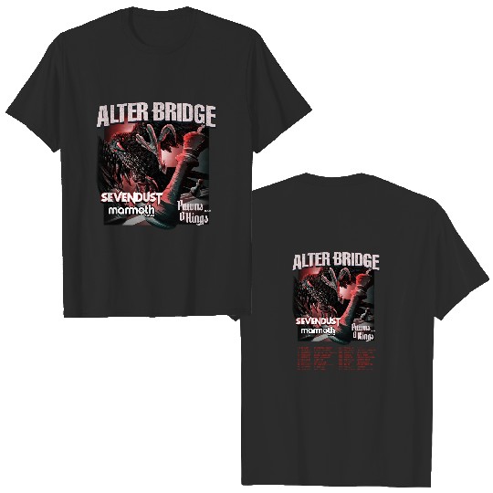 Alter Bridge, Sevendust and Mammoth WVH - Pawns And Kings Tour Shirt, Alter Bridge 2023 Tour Shirt, Alter Bridge Pawns And Kings Concert Tee