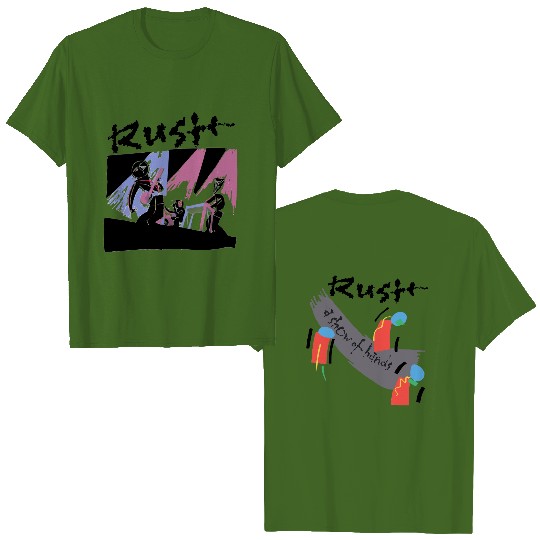 Discover Vintage RUSH Show Of Hands 1989 Tour T-Shirt, Rush T-Shirt