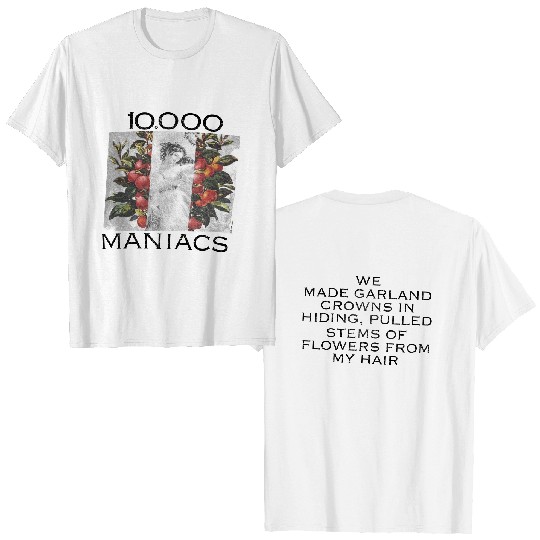 VINTAGE 90s 10,000 MANIACS Alternative rock band rare tee shirt