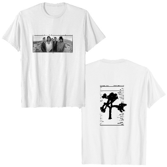 U2 the Joshua tree european album tour t-shirts