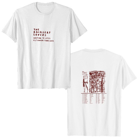 The Backseat Lovers 2023 Tour Shirt, Waiting to Spill World Tour 2023 Fans, Backseat Waiting to Spill Lovers Tee