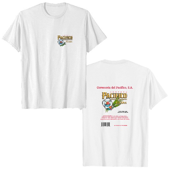 Cerveza Pacfico Clara Shirt, Pacifico Beer T-shirt, Beach Shirt, Ballenas Shirt, Tropical T-shirt,