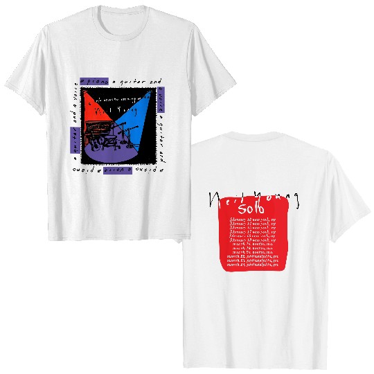 1989 Neil Young Solo Acoustic Evening Tour T-Shirt