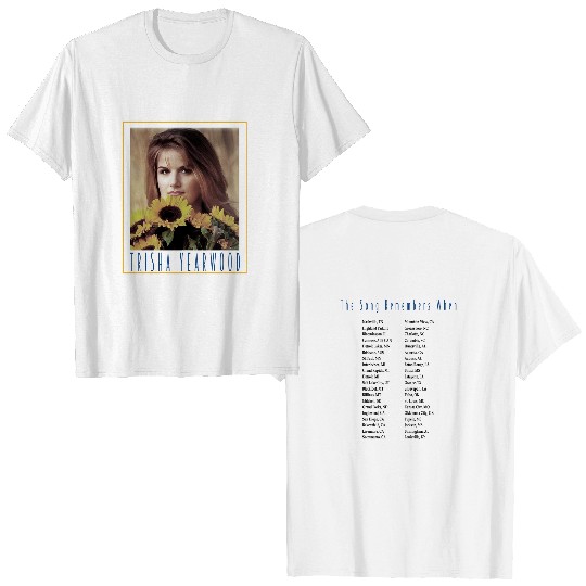 Discover Vintage 90s Trisha Yearwood Song Remembers When Concert Tour T Shirt