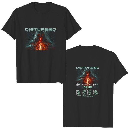 Disturbed Take Back Your Live 2023 Tour 2 Sides Double Sided T Shirts, Disturbed Tour Concert Double Sided T Shirts, Take Back Your Life 2023 Merch