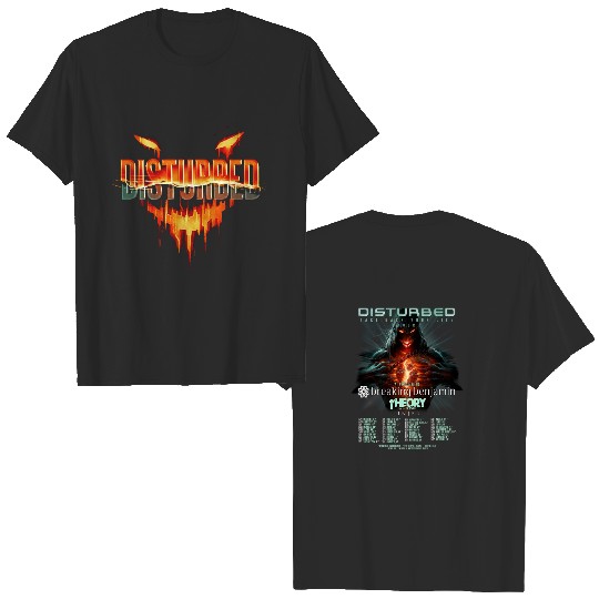 Discover Disturbed Take Back Your Life Tour Double Sided T Shirts, Disturbed Double Sided T Shirts, Life Tour 2023 Double Sided T Shirts