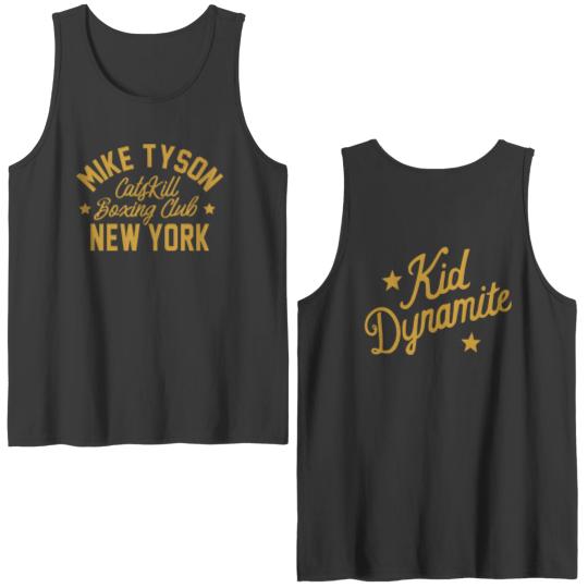 Kid Dynamite Classic  Mike Tyson Front & Back Graphic Unisex Double Sided Tank Tops