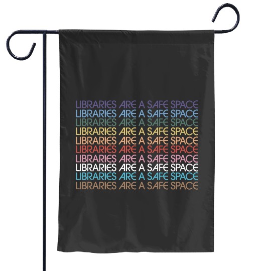 Libraries Are For Everyone, Support Public Libraries, Public Library Garden Flags