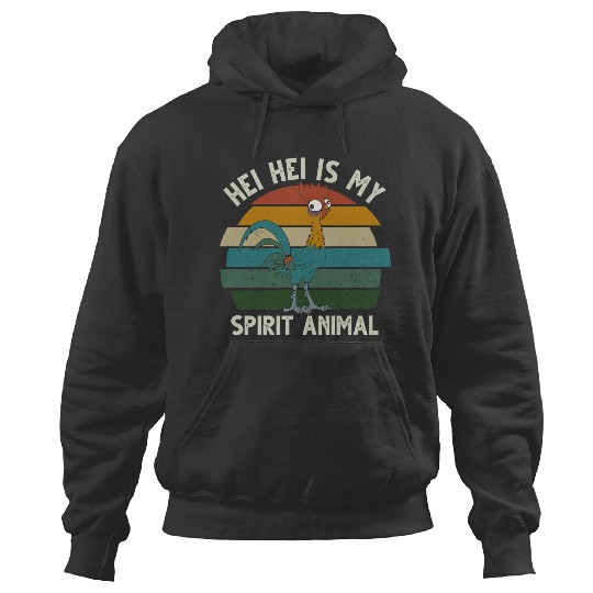 Discover Hei Hei Is My Spirit Animal Hoodies Vintage Retro Disney Moana Hoodies
