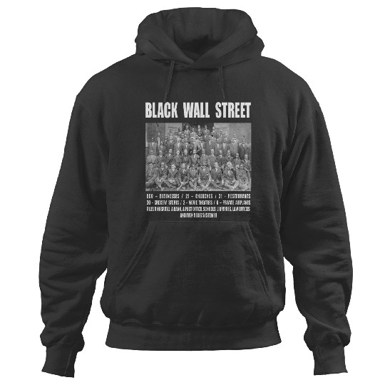 Black Wall Street Greenwood Tulsa Oklahoma Black Hoodies