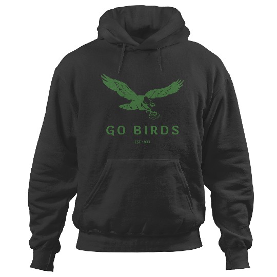 Go Birds Vintage Eagles Crewneck, Philly Football Hoodies