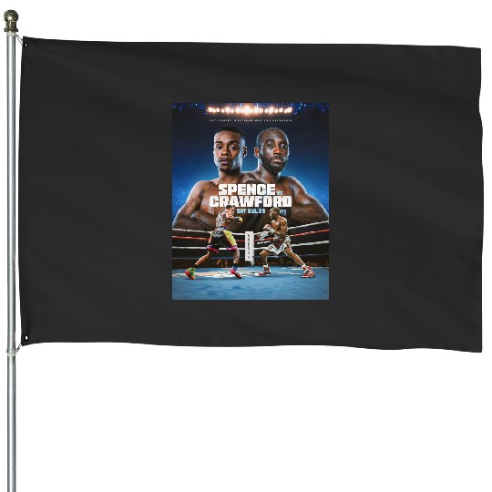 Errol Spence Jr Vs Terence Crawford House Flags, Errol Spence Vintage House Flags