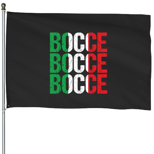 Bocce Bocce Boccee Italian House Flags