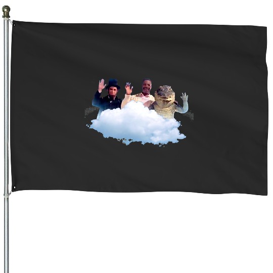 Happy Gilmore - Abe, Chubbs and Alligator House Flags