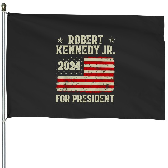 Kennedy 2024 House Flags, RFK JR For President 2024 Merch, RFK 2024 House Flags