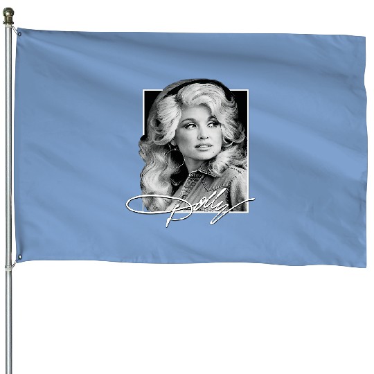 Dolly Parton House Flags, Dolly Parton Vintage House Flags