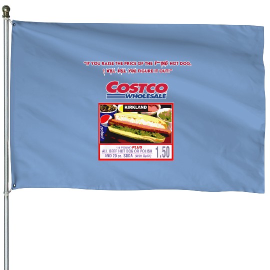 Costco Hot Dog House Flags
