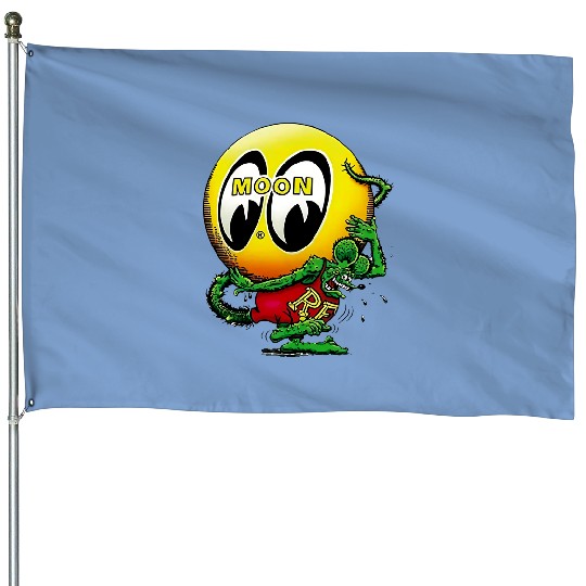 Mooneyes and Rat House Flags