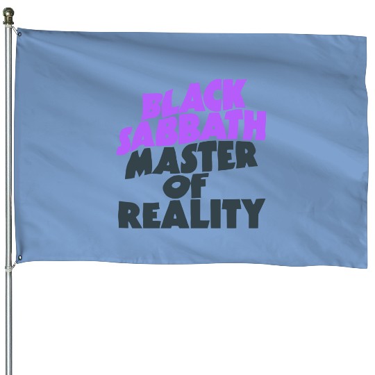 Men Logo of Black Sabbath Master of Reality Casual Short House Flags House Flags