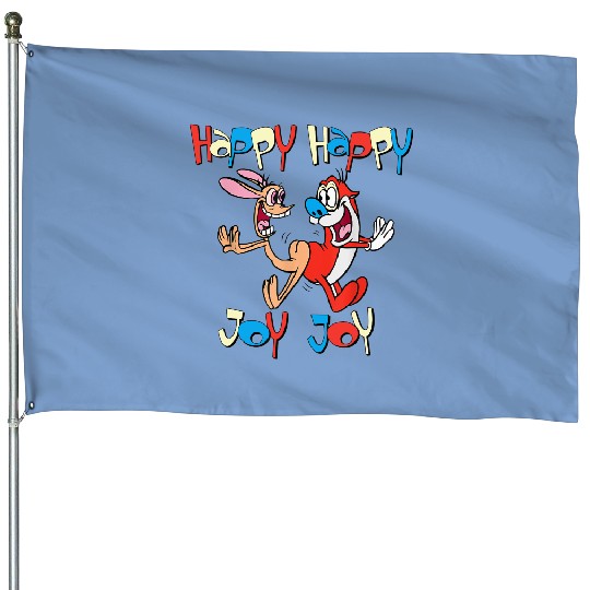 Happy House Flags Nick 90s Ren and Stimpy Happy Happy Joy Joy Dance