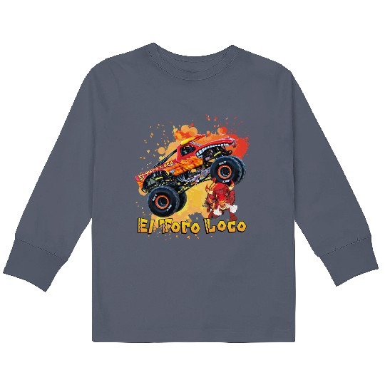 Discover El Toro Loco Kids Long Sleeve T Shirts, Monster Jam, El Toro Loco, Monster Truck