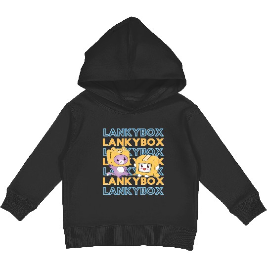 Discover Kids Lankybox Inspired Kids Pullover Hoodies Funny Viral Youtuber Merch Kids Pullover Hoodies