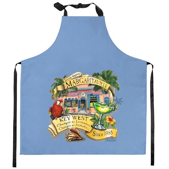 Jimmy Buffett Margaritaville Kitchen Aprons, Yellow Haze Jimmy Buffett Kitchen Apron, Margaritaville Kitchen Apron