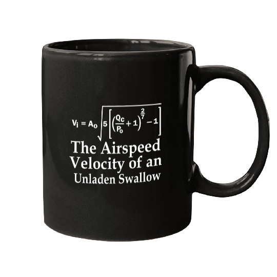 Discover The Airspeed Velocity of an Unladen Swallow TMonty Python The Holy Grail Movie Quote s Mugs