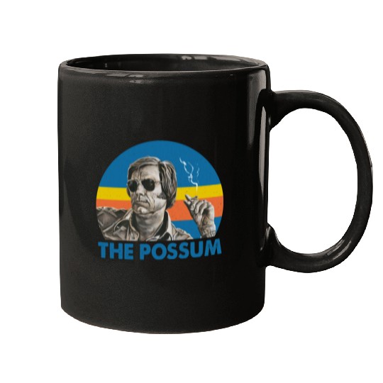 Retro Style George The Possum Jones by JohnathPredovic Mugs