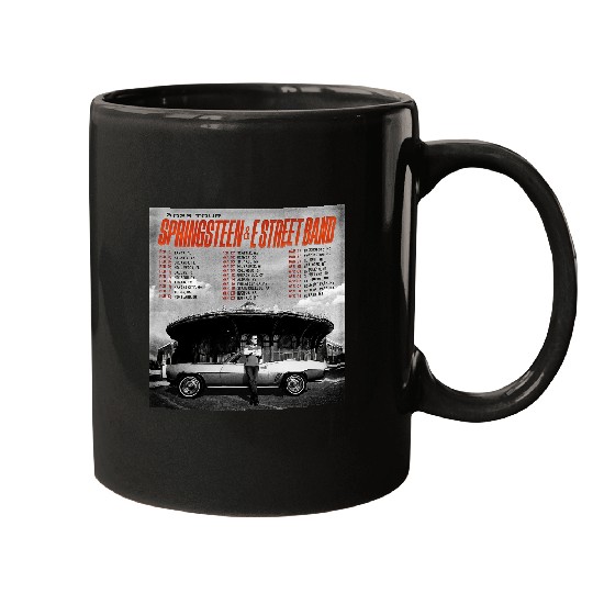 Bruce Springsteen 2023 Tour Mugs, Springsteen n E Street Band Tour Mugs, Rock Tour 2023 Mugs