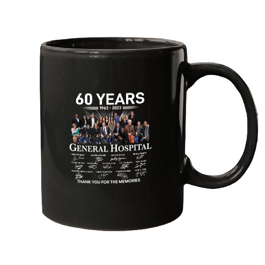 General Hospital 60 Years 1963 2023 Vintage Mugs