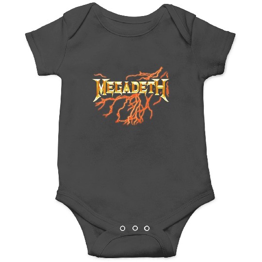 Vintage Megadeth Shark Nuke Big Logo Rockband Onesies
