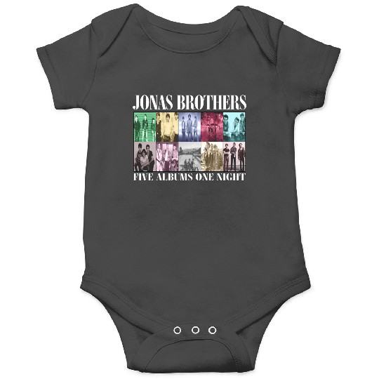 Jonas Brothers Five Albums One Night The Tour 2023 Onesies, Jonas Brothers Band Fan Onesies
