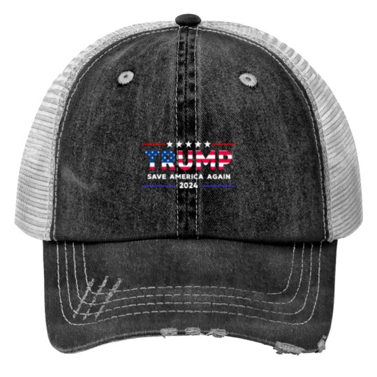 Donald Trump 2024 Take America Back Election - The Return Print Trucker Hats