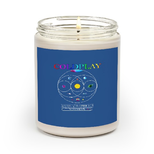 2022 Coldplay Music Of The Spheres Tour Scented candle, Coldplay Tour Scented Candles