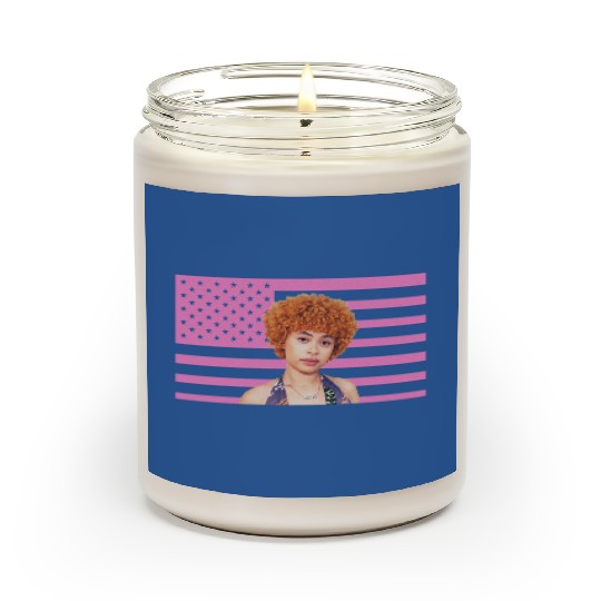 Ice Spice USA Flag Scented Candles, Ice Spice Vintage Graphic