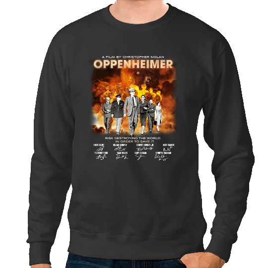 Discover Oppenheimer Sweatshirts, Oppenheimer Movie Signature Sweatshirts