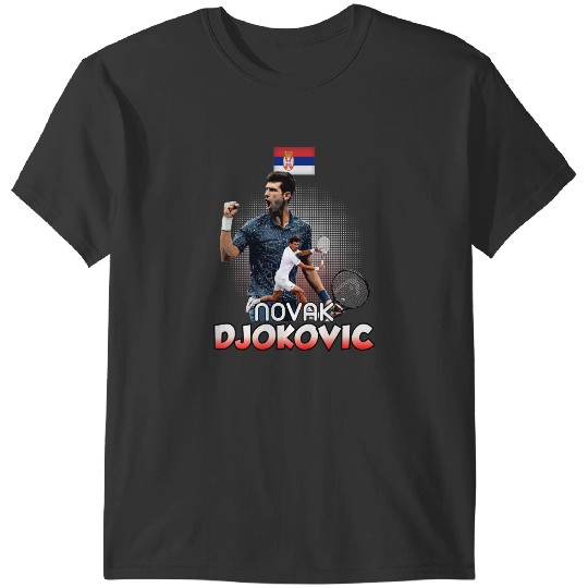 Discover Tennis Novak DjokoVic Us T-Shirts