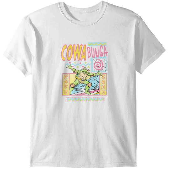 Teenage Mutant Ninja Turtles Michelangelo Retro Surfin_ T-Shirts