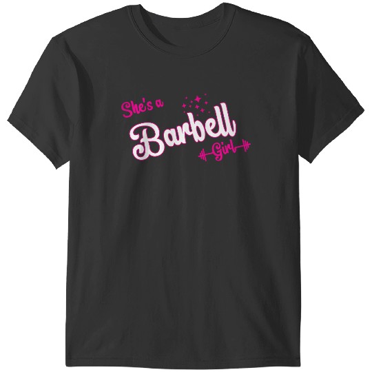 Discover she's a barbell girl tank T-Shirts