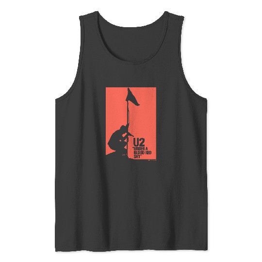 U2 Under A Blood Red Sky Bono The Edge Live Tank Tops
