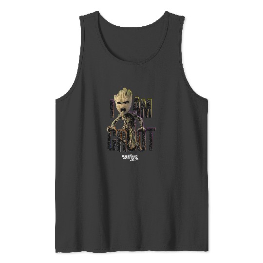 Marvel Guardians Vol.2 I am GROOT Tank Tops