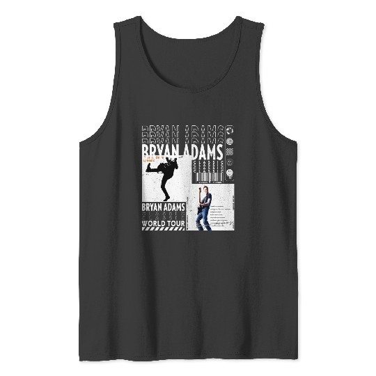 Bryan Adams Music Tank Tops, Vintage Bryan Adams So Happy It Hurts Tour 2023 Tank Tops