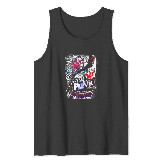 Spider Punk Racerback Tank Top
