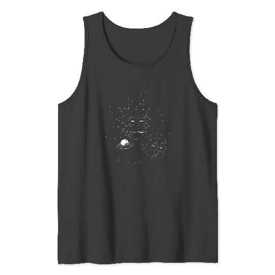 Rick and Rickandmorty Rick and Rickandmorty Constellation Tank Tops