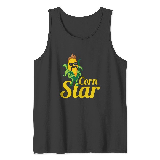 Funny Corn Star Gift For A Maize Farmer Tank Top