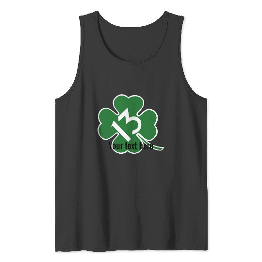 Lucky 13 shamrock Tank Top