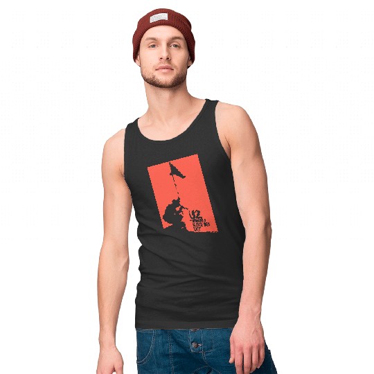 U2 Under A Blood Red Sky Bono The Edge Live Tank Tops